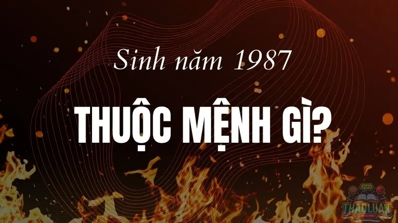 1987 mệnh gì? Con đường tình duyên và sự nghiệp ra sao? 