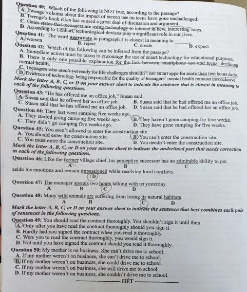 Đánh giá đề thi THPT Quốc Gia môn tiếng anh 4 Đánh giá đề thi THPT Quốc Gia môn tiếng anh 4