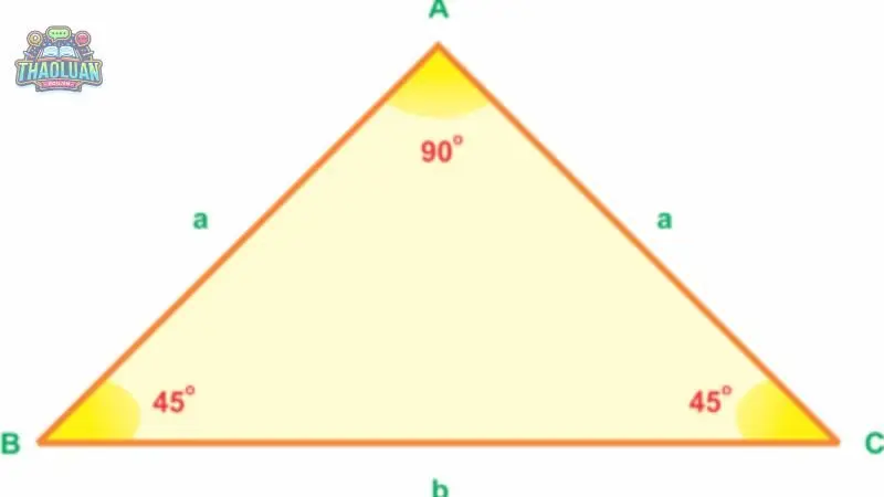 Tính chất của tam giác cân 3