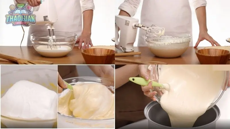 Hướng dẫn cách làm bánh bông lan bằng nồi cơm điện