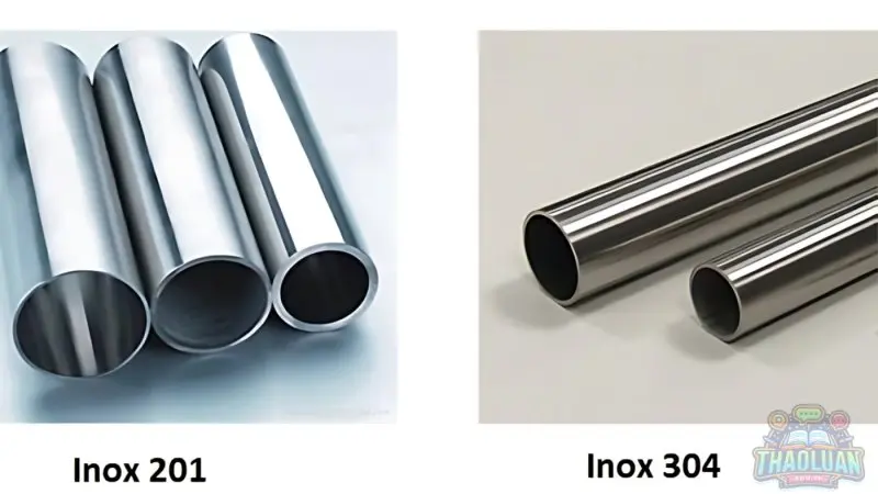 Inox 304 với inox 201