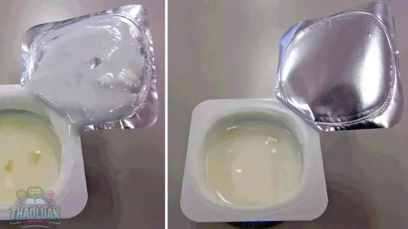 Cách nhận biết sữa chua bị hư