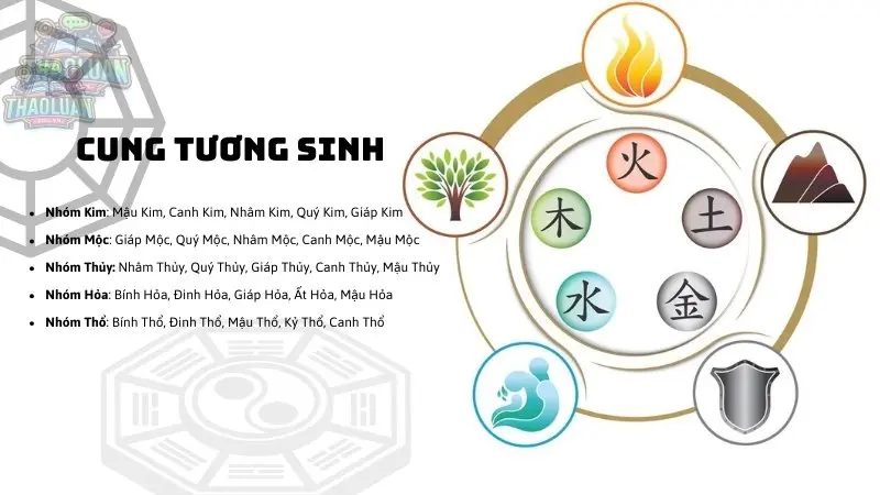 Cung tương sinh Cung tương sinh