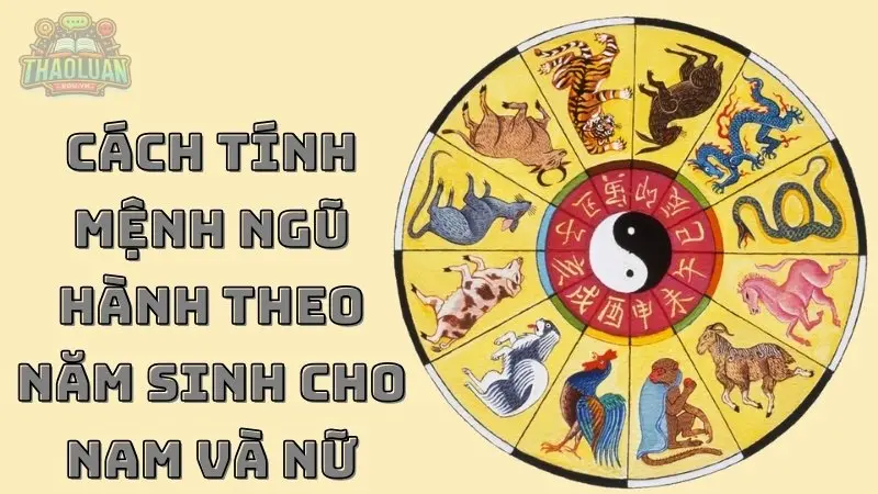 Cách tính mệnh ngũ hành theo năm sinh cho nam và nữ Cách tính mệnh ngũ hành theo năm sinh cho nam và nữ