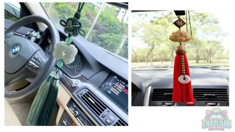Chọn vật phẩm phong thủy treo xe ô tô đem lại may mắn an toàn 