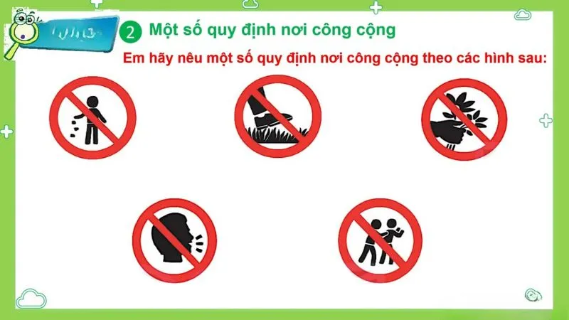 Các quy định cơ bản nơi công cộng 2 Các quy định cơ bản nơi công cộng 2