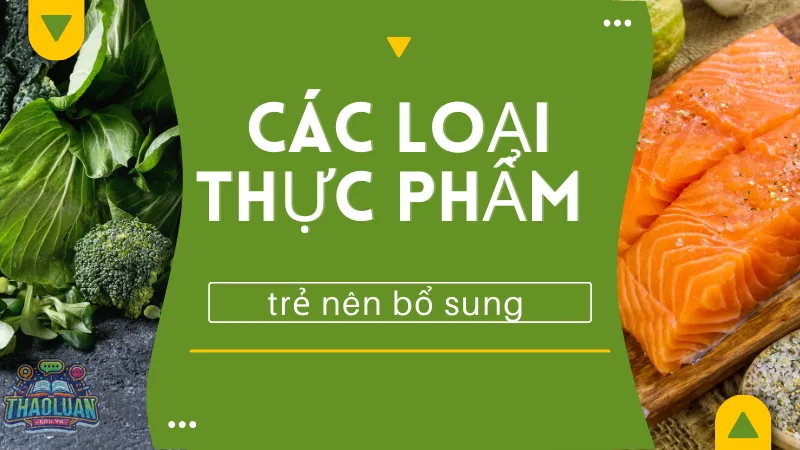 Các loại thực phẩm trẻ nên bổ sung