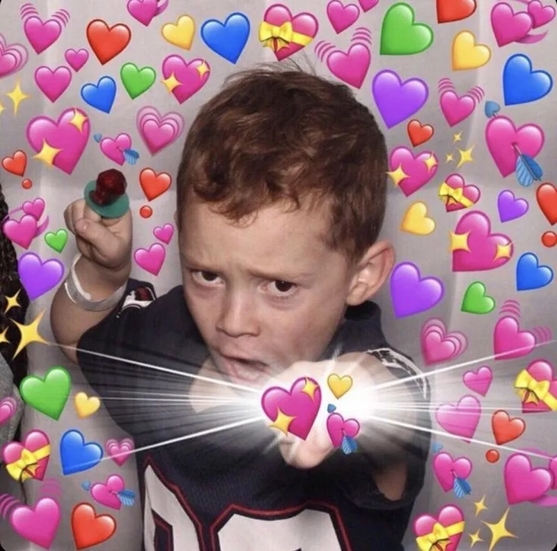 Tình yêu to bự meme mang đến sự hài hước và vui nhộn