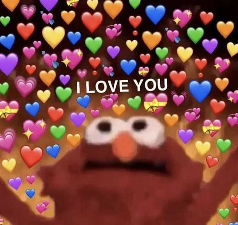 Meme ngồi im tình yêu sẽ đến luôn gây ấn tượng