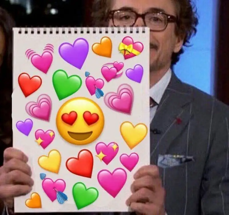 Tặng trái tim meme luôn mang đến sự ngọt ngào