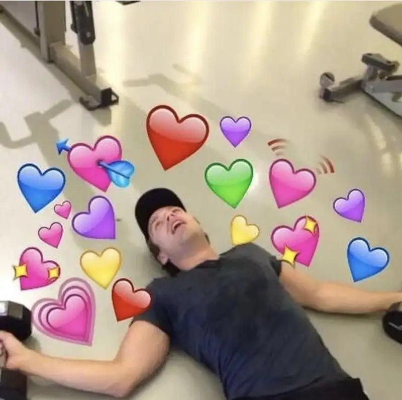 Ảnh meme trái tim tạo nên những khoảnh khắc đáng yêu