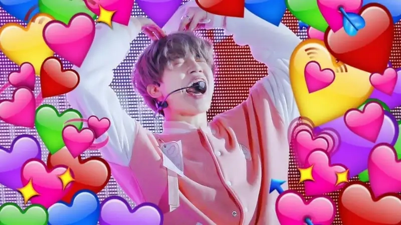 Trái tim to bự meme luôn thu hút sự chú ý