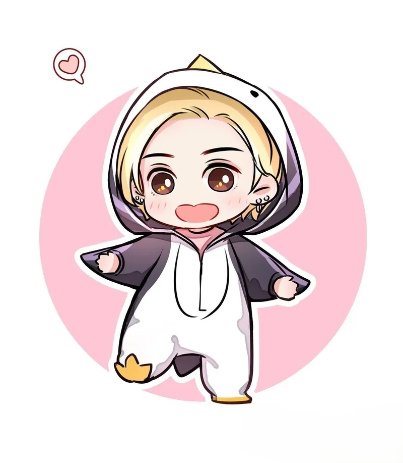 Ảnh anime chibi nam cực chất dành cho fan yêu thích chibi