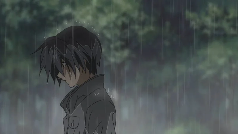 Lưu giữ khoảnh khắc sâu lắng qua hình ảnh nam buồn anime