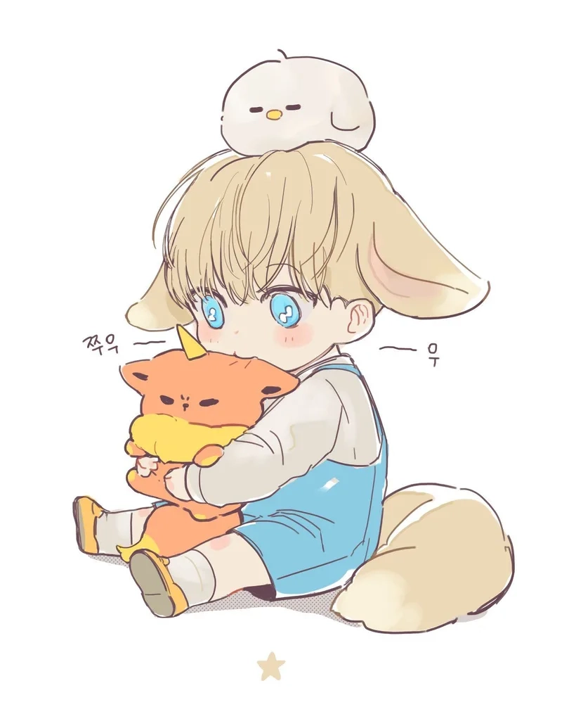 Hình ảnh anime nam chibi đáng yêu, phù hợp làm avatar hoặc ảnh đại diện