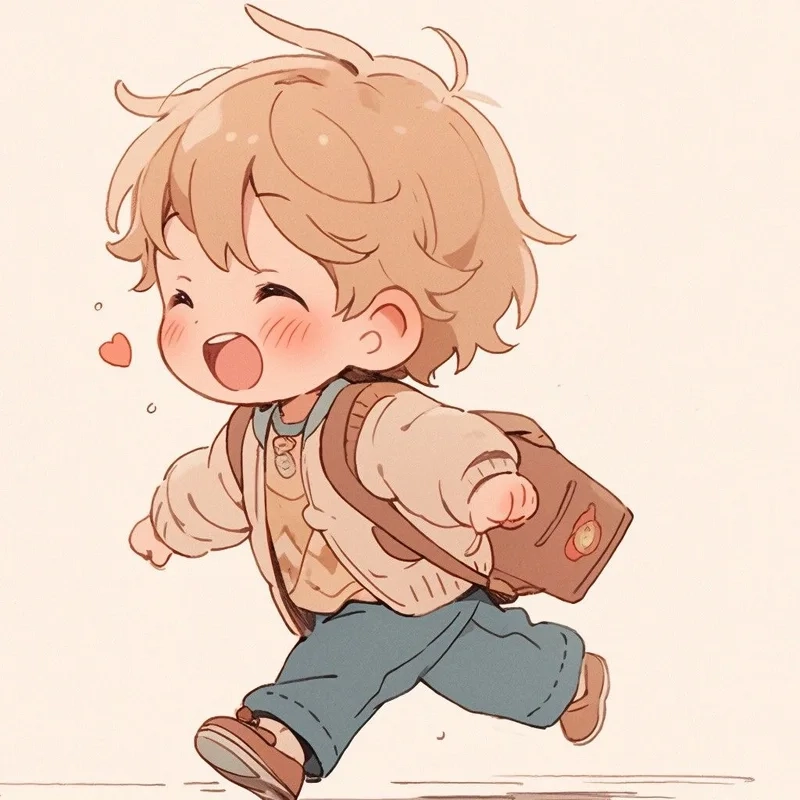 Ảnh anime nam cute chibi với phong cách dễ thương, đáng yêu không cưỡng lại được