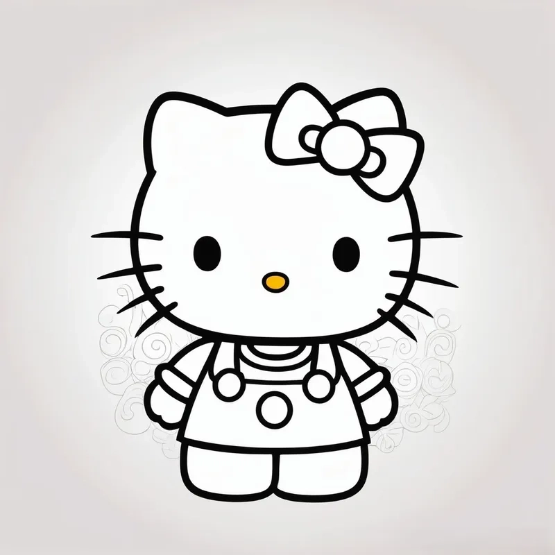 Avatar hello kitty trắng thể hiện sự tinh khiết và dễ thương