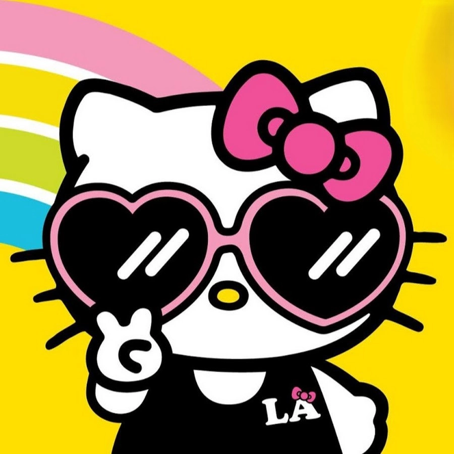 Avatar hello kitty đeo kính mang đến vẻ thông minh và dễ thương