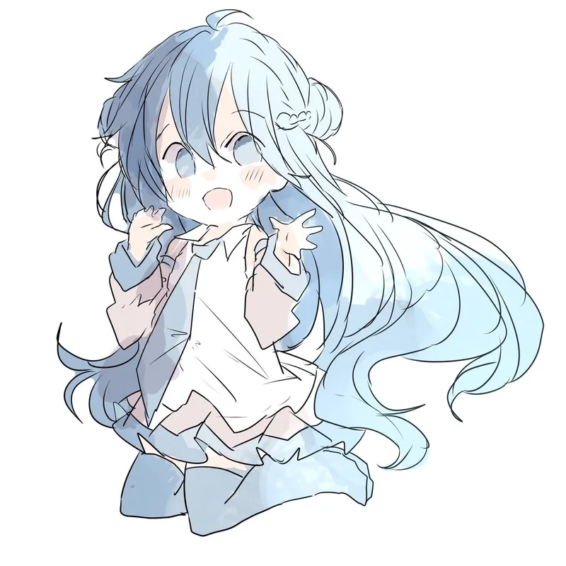 Avatar xanh dương thể hiện phong cách trẻ trung và năng động