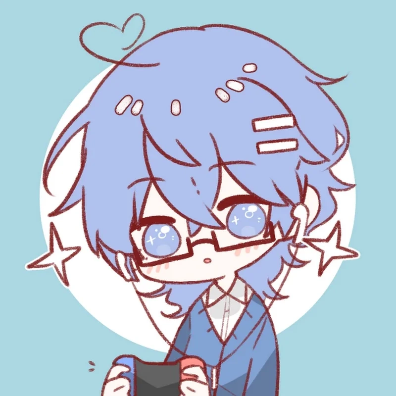 Ảnh nền màu xanh dương cute sẽ làm cho không gian của bạn thêm phần dễ thương