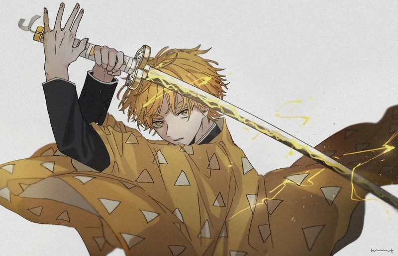 Tải ngay ảnh zenitsu 4k để trải nghiệm độ sắc nét tuyệt vời