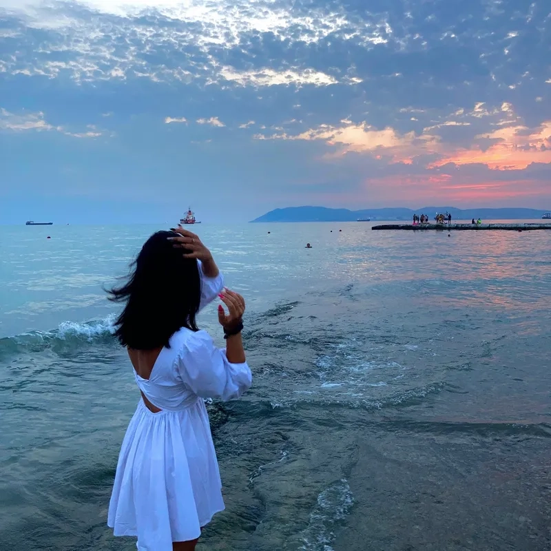 Ảnh chụp ở biển mang lại cảm giác thư giãn và gần gũi với thiên nhiên