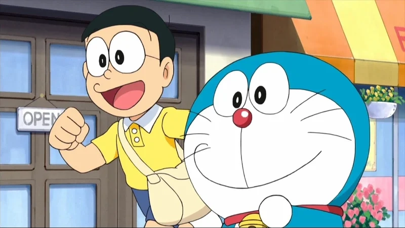 Hình ảnh nobita và doraemon cute sẽ làm cho bạn cảm thấy dễ thương hơn