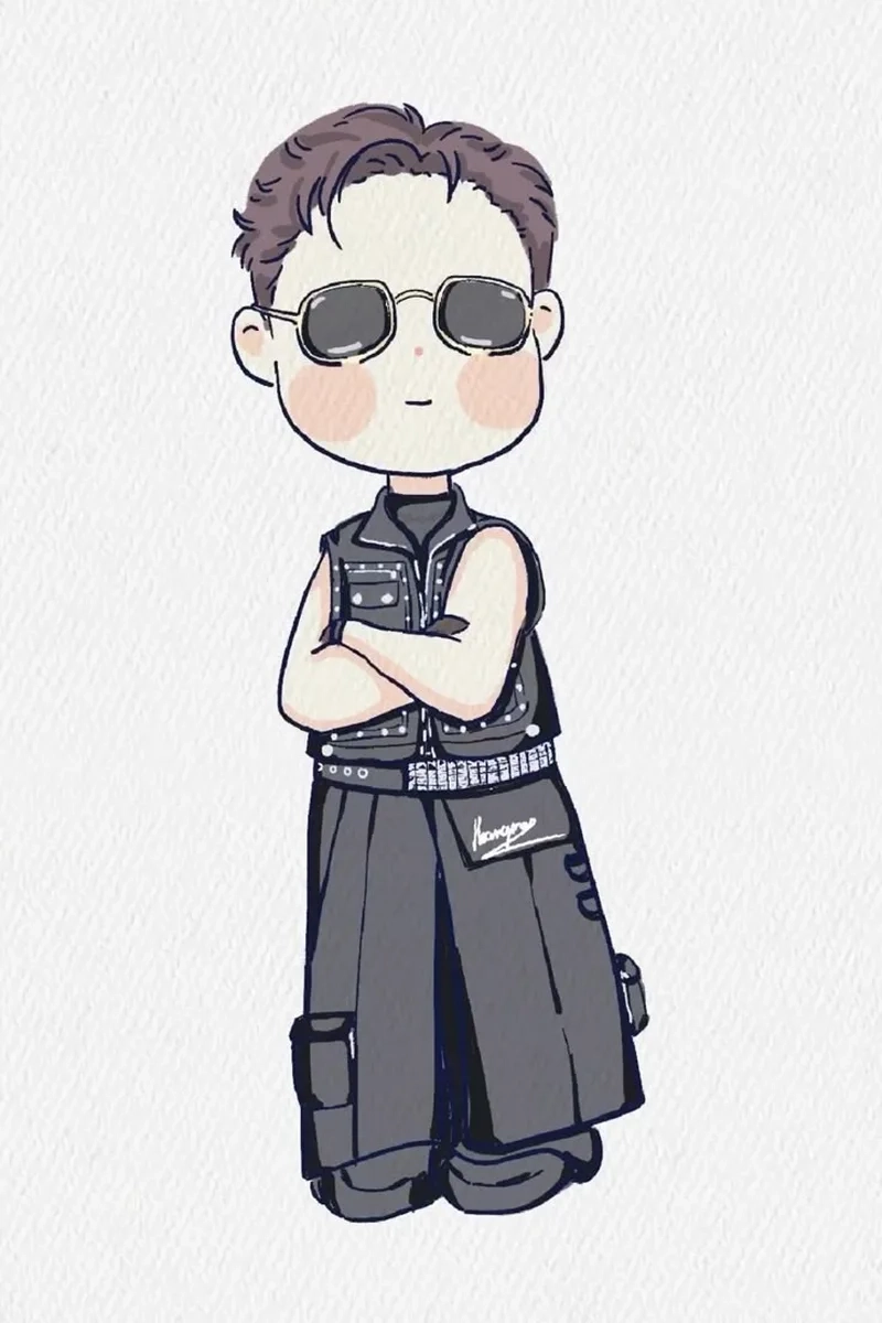 Vẽ dương domic chibi tạo không gian sống động cho người hâm mộ