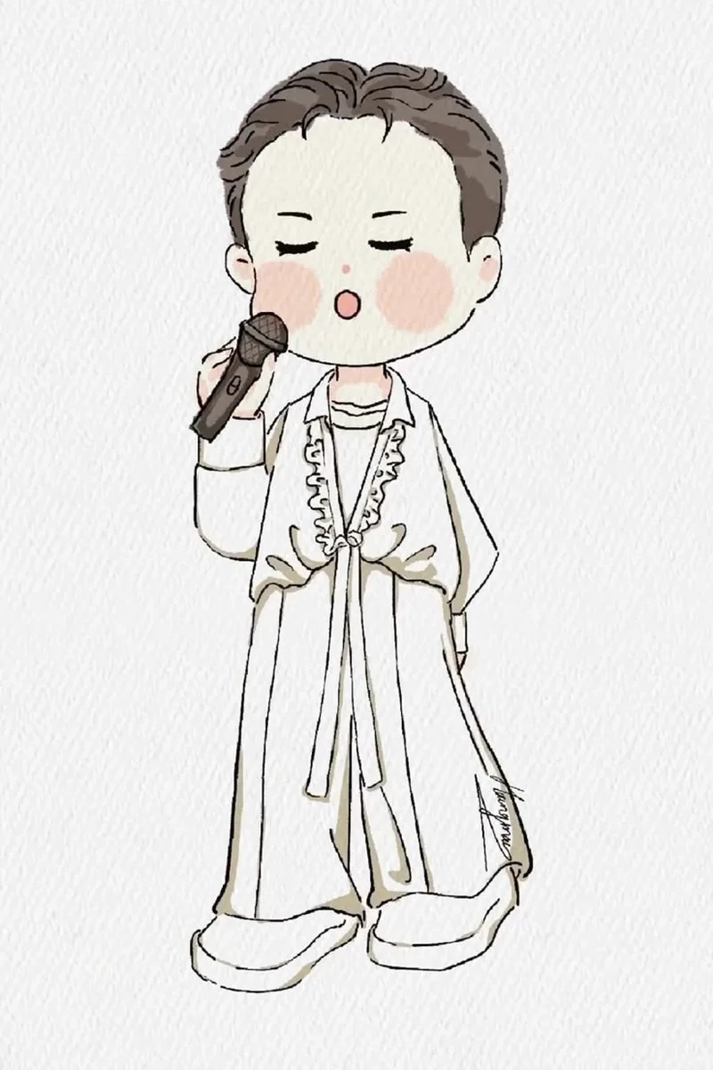 Ảnh chibi của dương domic giúp bạn thể hiện tình yêu với nhân vật