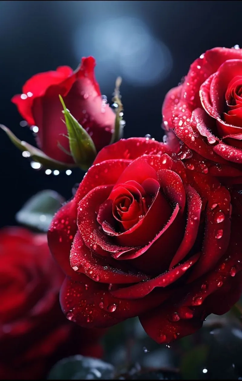 Bộ sưu tập ảnh hoa hồng đỏ đầy quyến rũ