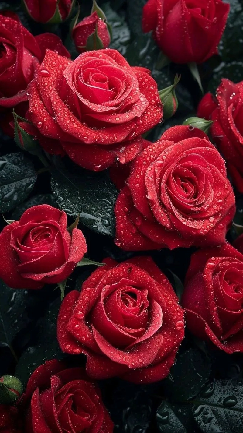 Ngắm nhìn hình ảnh hoa hồng đỏ tươi thắm nhất