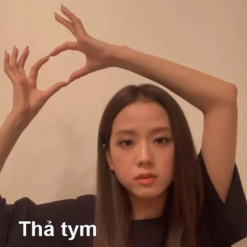 Blackpink heart meme khiến trái tim bạn tan chảy với sự đáng yêu