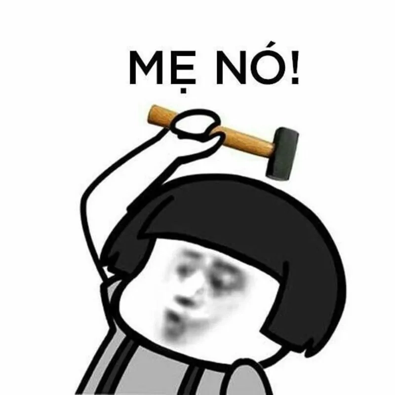 Ảnh meme chửi bậy thể hiện sự bực bội một cách hài hước