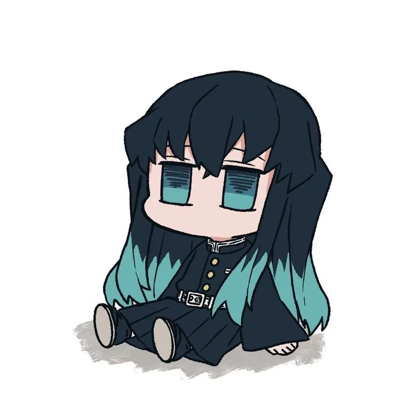 Bộ ảnh chibi muichiro tokito siêu dễ thương