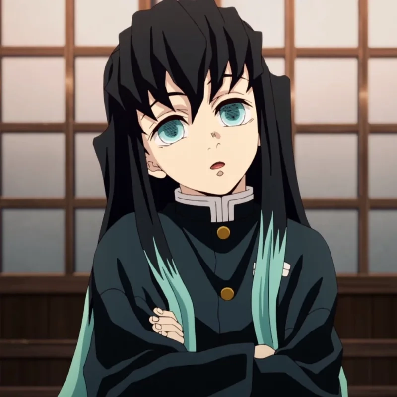 Biểu cảm muichiro vô tri lạnh lùng nhưng ấn tượng