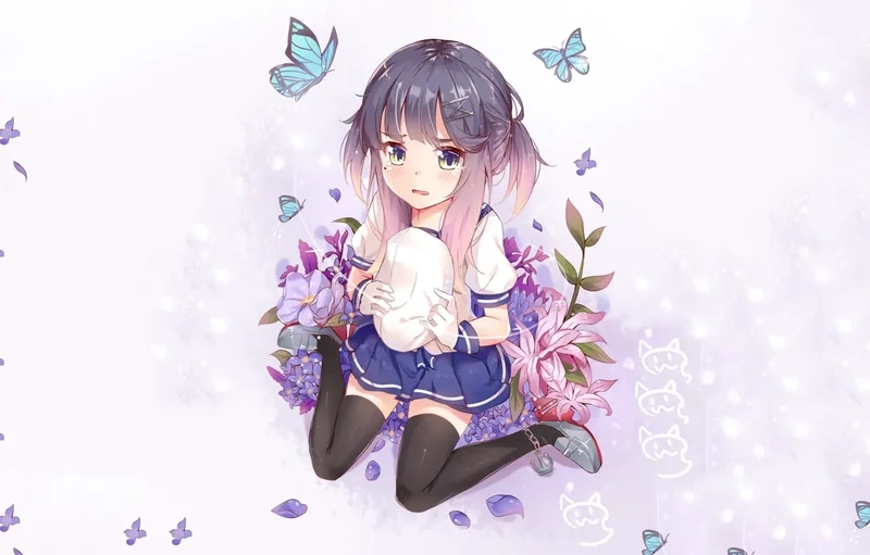 Cùng khám phá bộ sưu tập ảnh nền máy tính anime cute đầy màu sắc