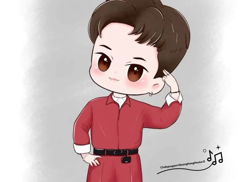 Ảnh quang hùng masterd chibi cute giúp bạn thể hiện sự dễ thương