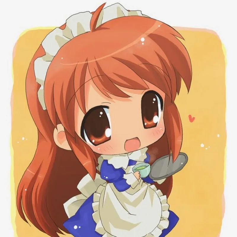 Hình ảnh anime nữ cute cực đáng yêu, phù hợp làm hình nền hay avatar