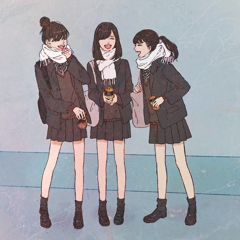 Tìm kiếm avatar nhóm bạn thân 3 người độc đáo và thú vị