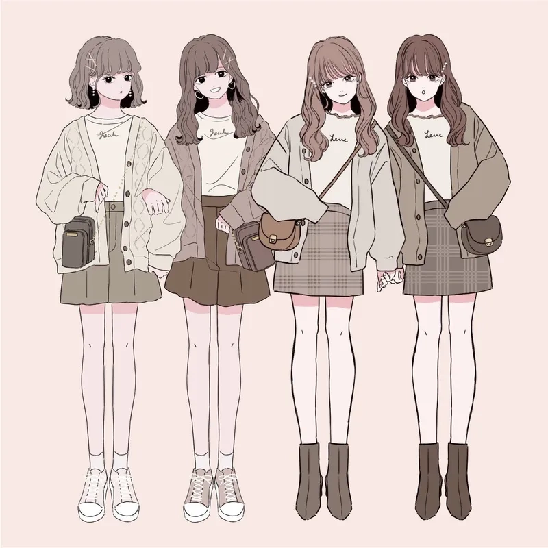 Tạo avatar bạn thân 4 người để thể hiện tình bạn bền chặt