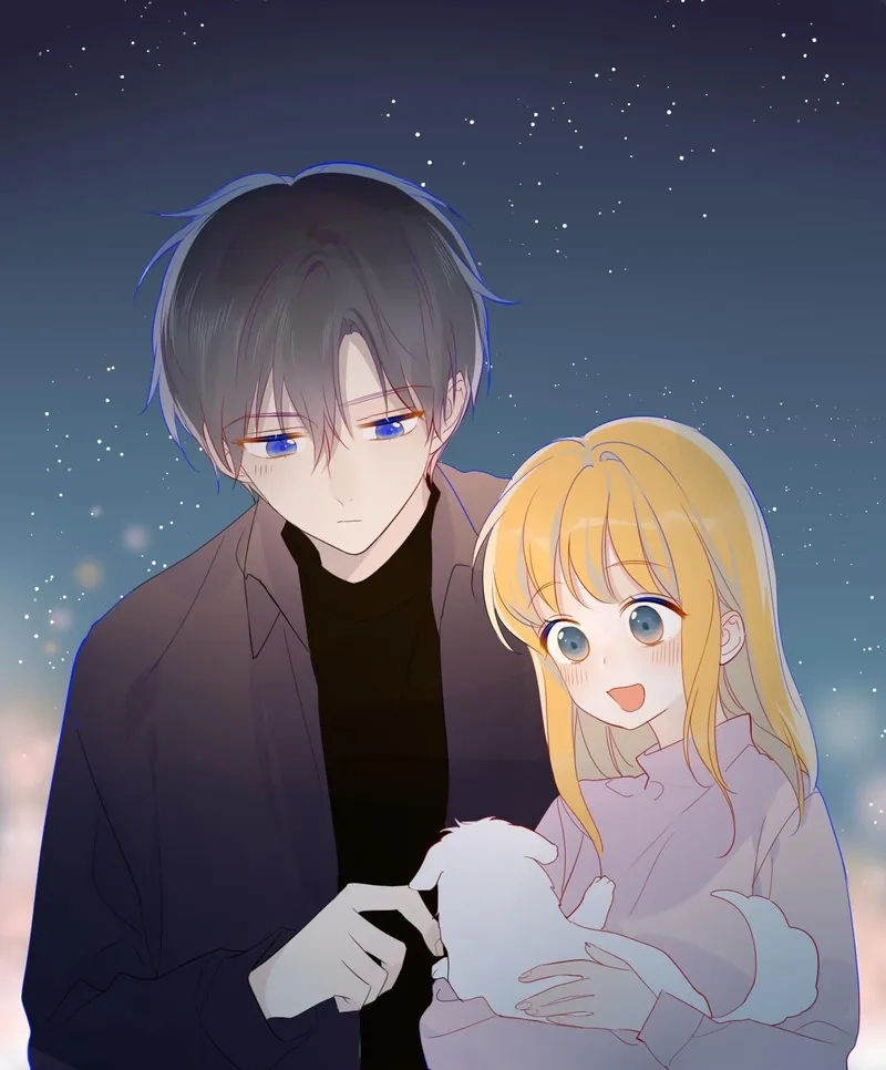 Ảnh đôi yêu nhau anime giúp bạn thể hiện tình yêu đáng yêu