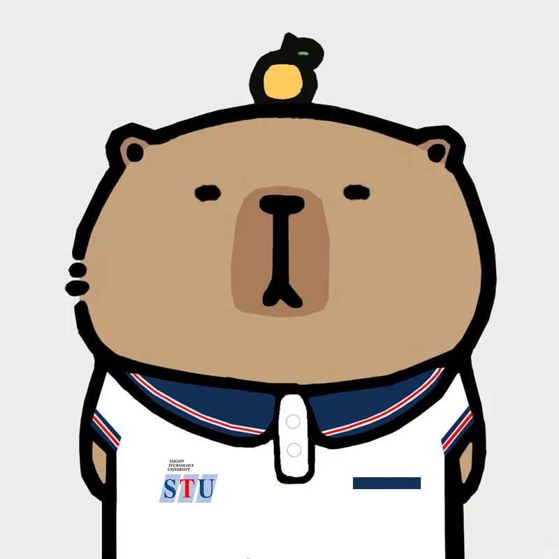 Avatar capybara thpt thể hiện sự trẻ trung và năng động