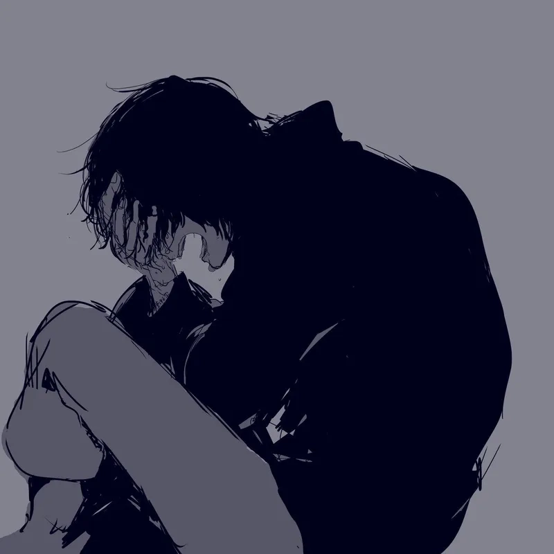 Khám phá avatar ảnh anime nam buồn cô đơn để chia sẻ cảm xúc