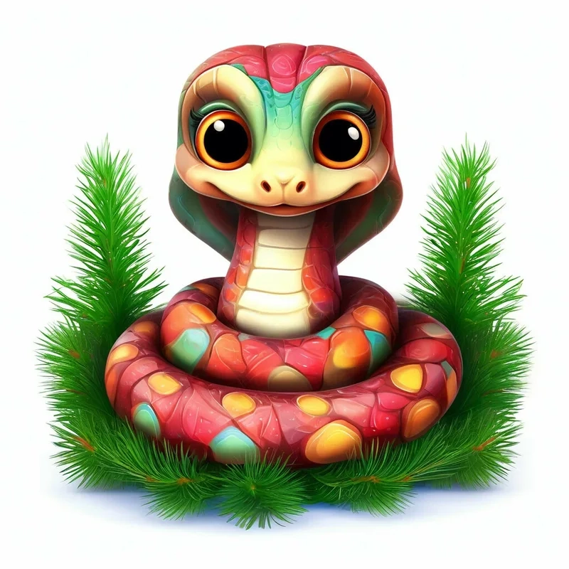 Ảnh rắn hoạt hình sẽ làm cho bạn cảm thấy vui vẻ và thú vị