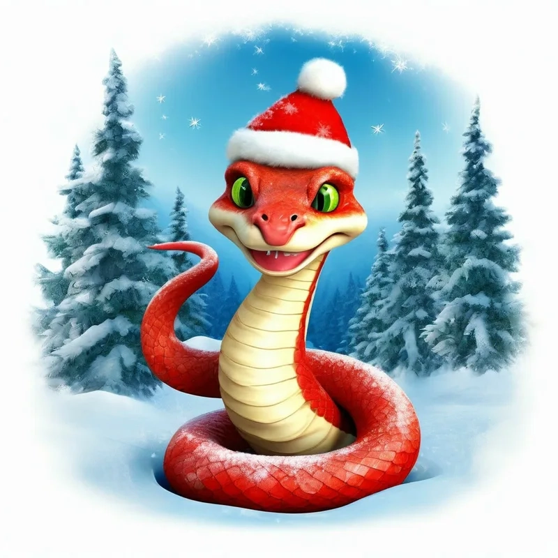 Ảnh rắn hổ mang 3d thể hiện sự mạnh mẽ và bí ẩn