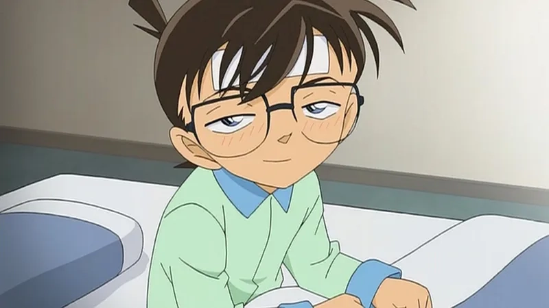 Hình nền conan cute tạo nên không gian sống động cho thiết bị