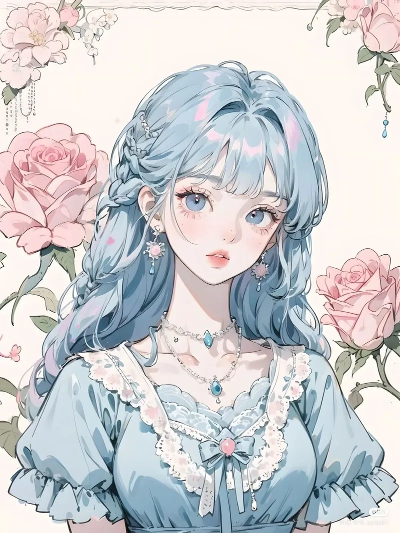 Avatar anime nữ dễ thương tạo cảm giác gần gũi và thân thuộc