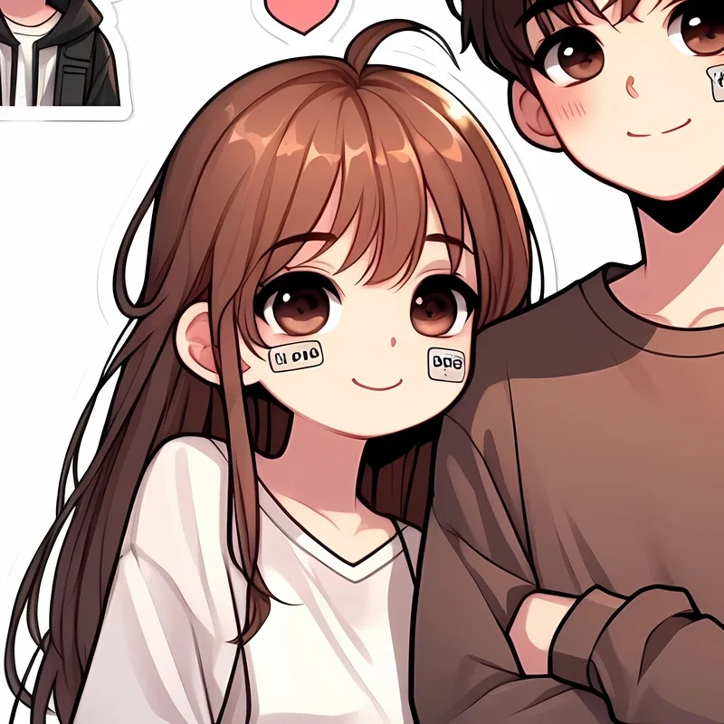 Chọn avatar cặp cho bạn thân khác giới thật dễ thương