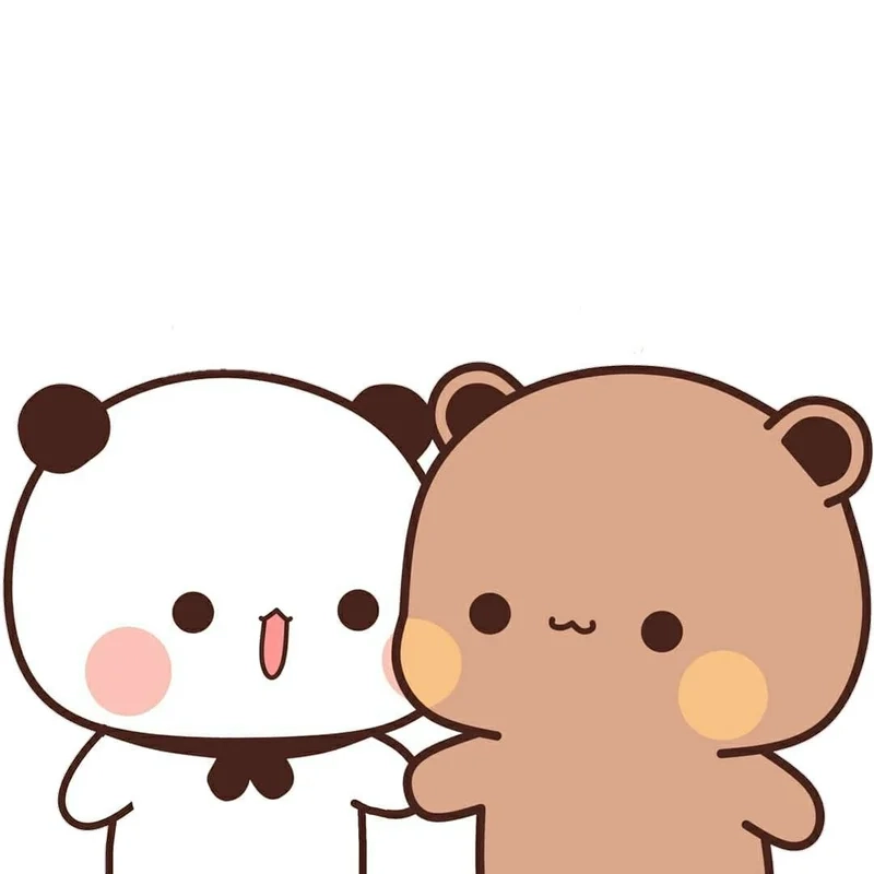 Ảnh đôi gấu trắng thể hiện tình bạn và sự gắn kết