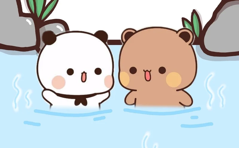 Hình cute gấu trắng sẽ mang lại niềm vui và sự dễ thương